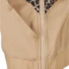 Ladies AOP Mixed Pull Over Jacket