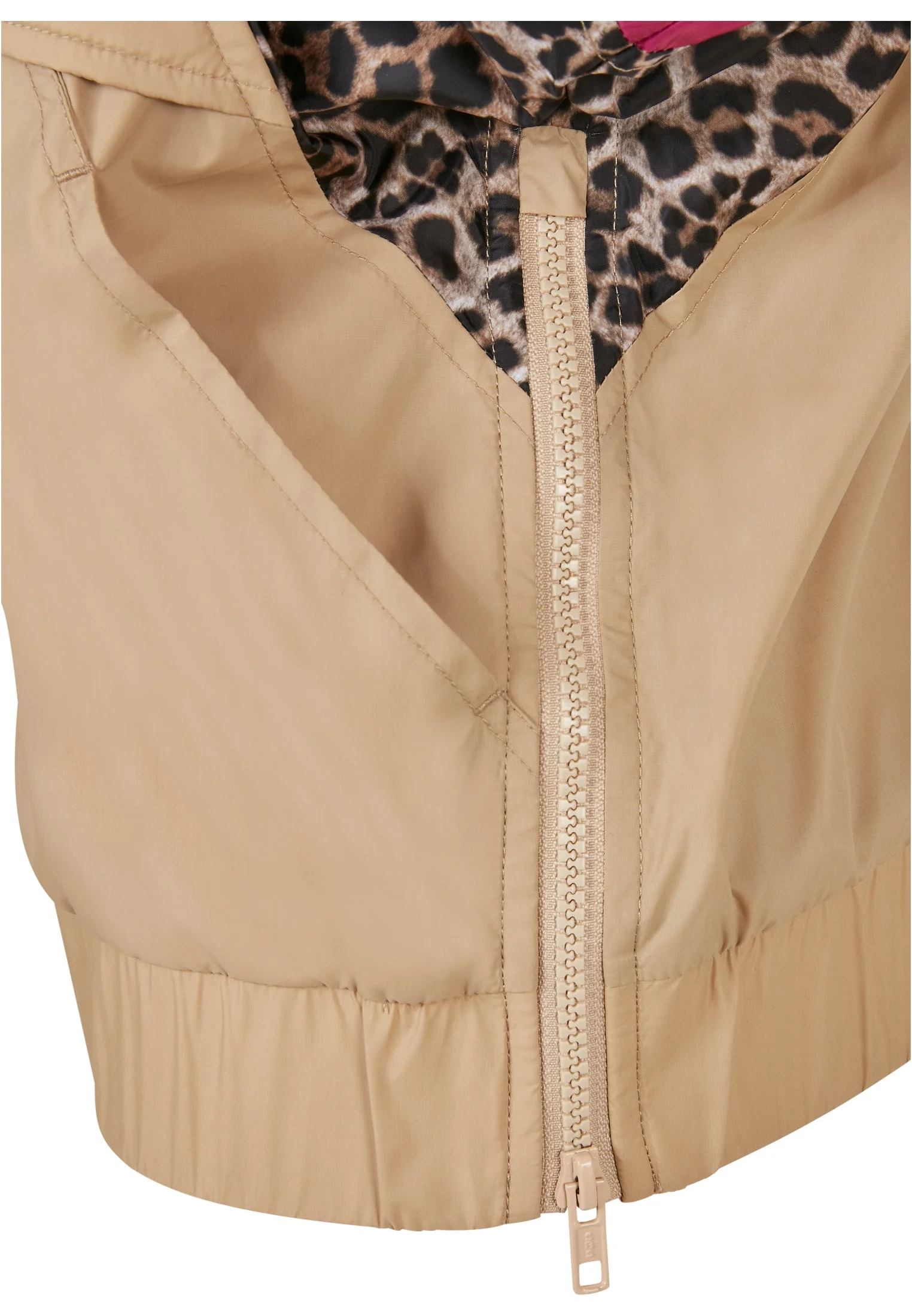 Ladies AOP Mixed Pull Over Jacket