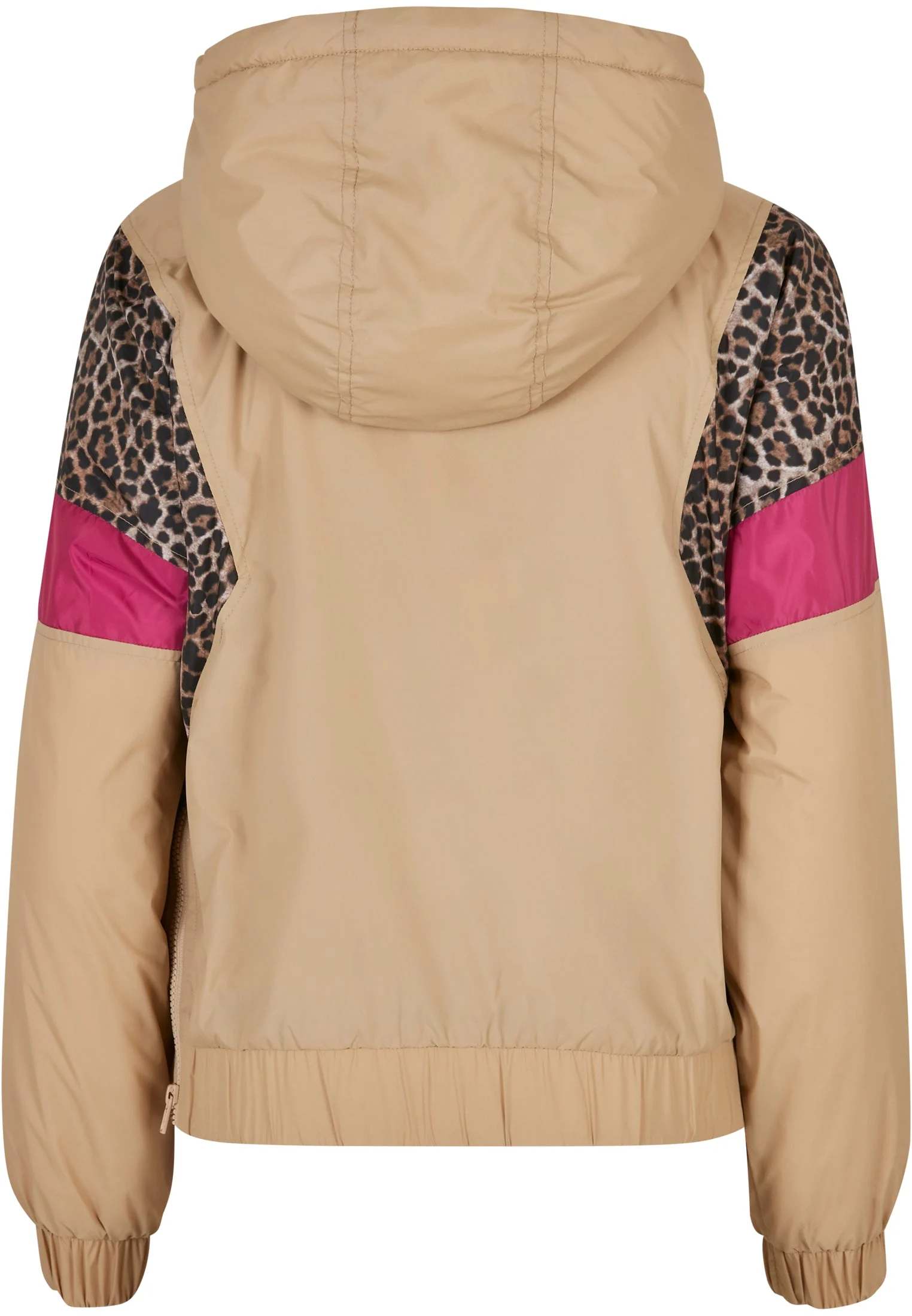 Ladies AOP Mixed Pull Over Jacket