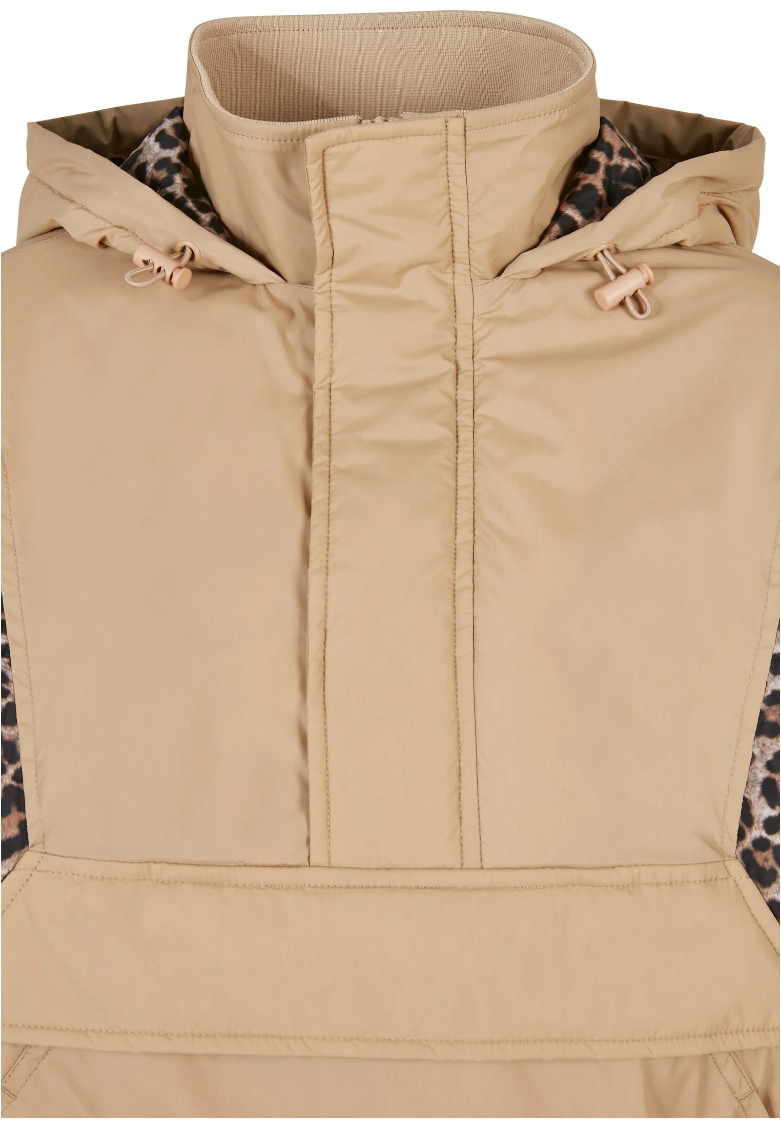 Ladies AOP Mixed Pull Over Jacket