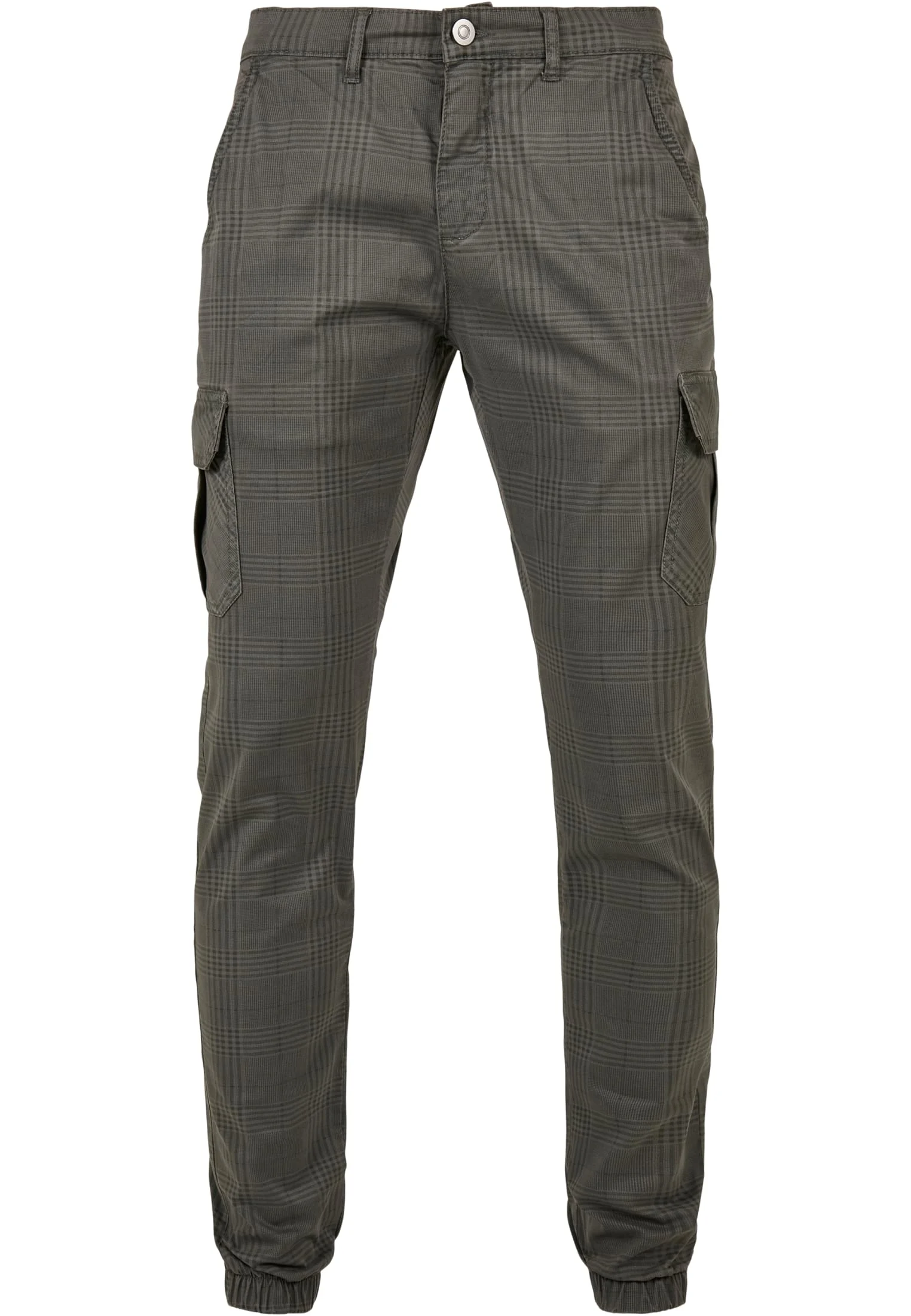 AOP Glencheck Cargo Jog Pants