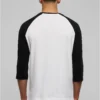 skwm-tb-TB366_Mw2-00224_388a8919-9da1-4d6f-8175-21556945c95e Contrast 3/4 Sleeve Raglan Tee