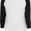 skwm-tb-TB366_P1-00224_d5020045-de0a-4121-b5cc-1311dee81f7a Contrast 3/4 Sleeve Raglan Tee