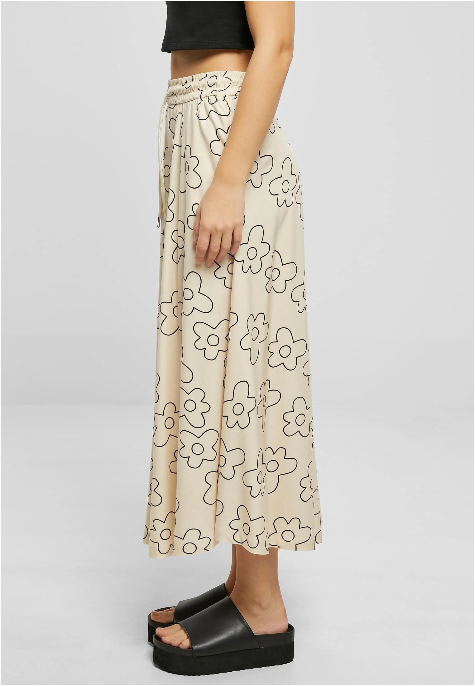 Ladies Viscose Midi Skirt