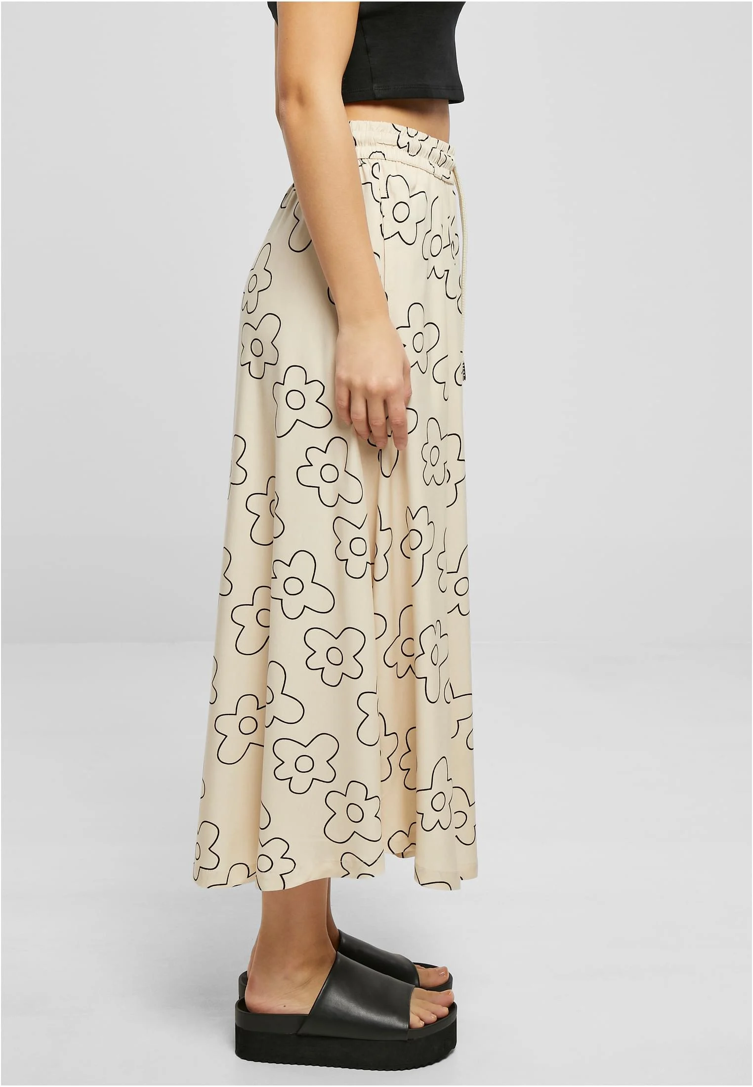 Ladies Viscose Midi Skirt