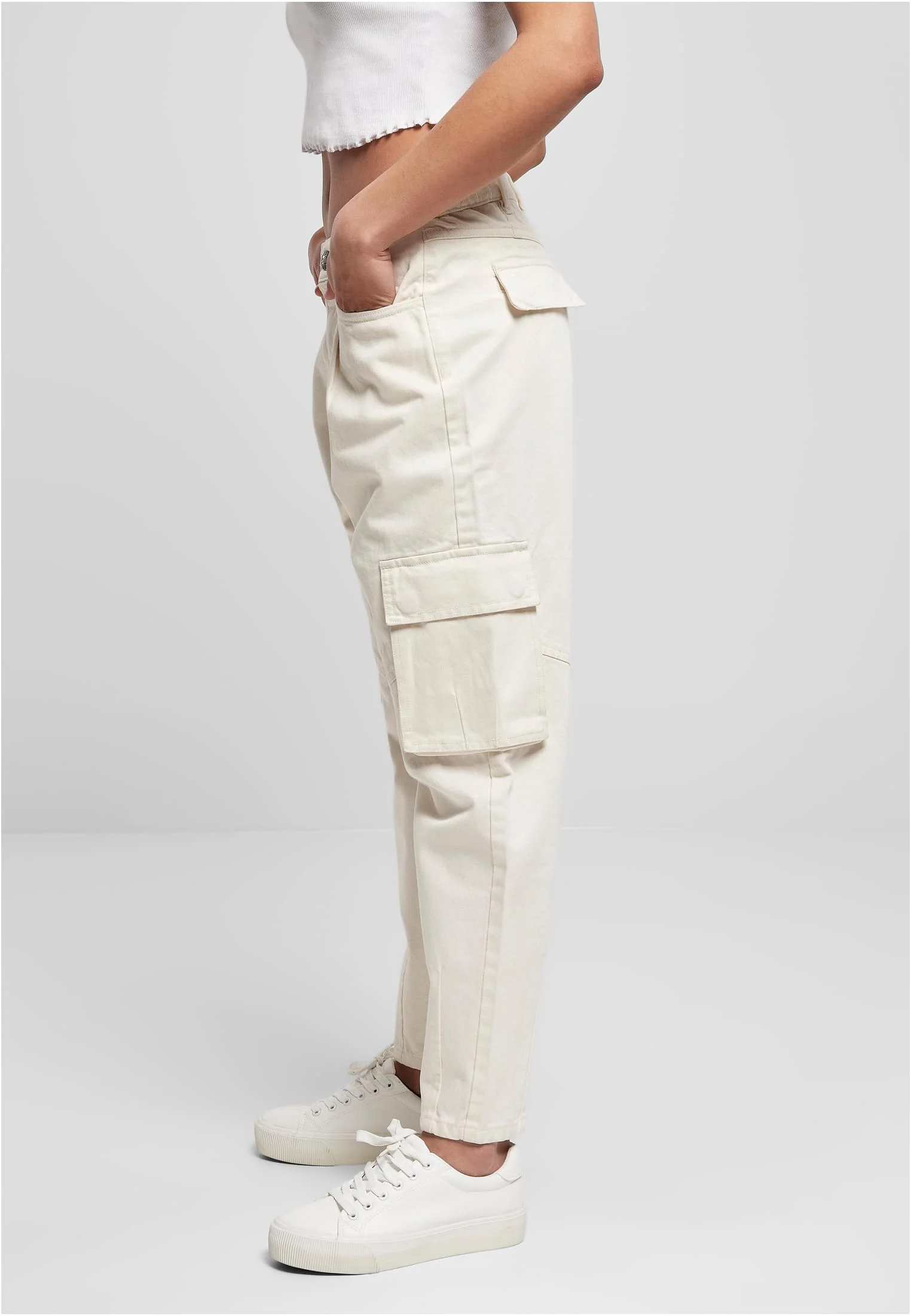 skwm-tb-TB4361_Mw4-02903 Ladies Ballon Fit Cargo Twill Pants