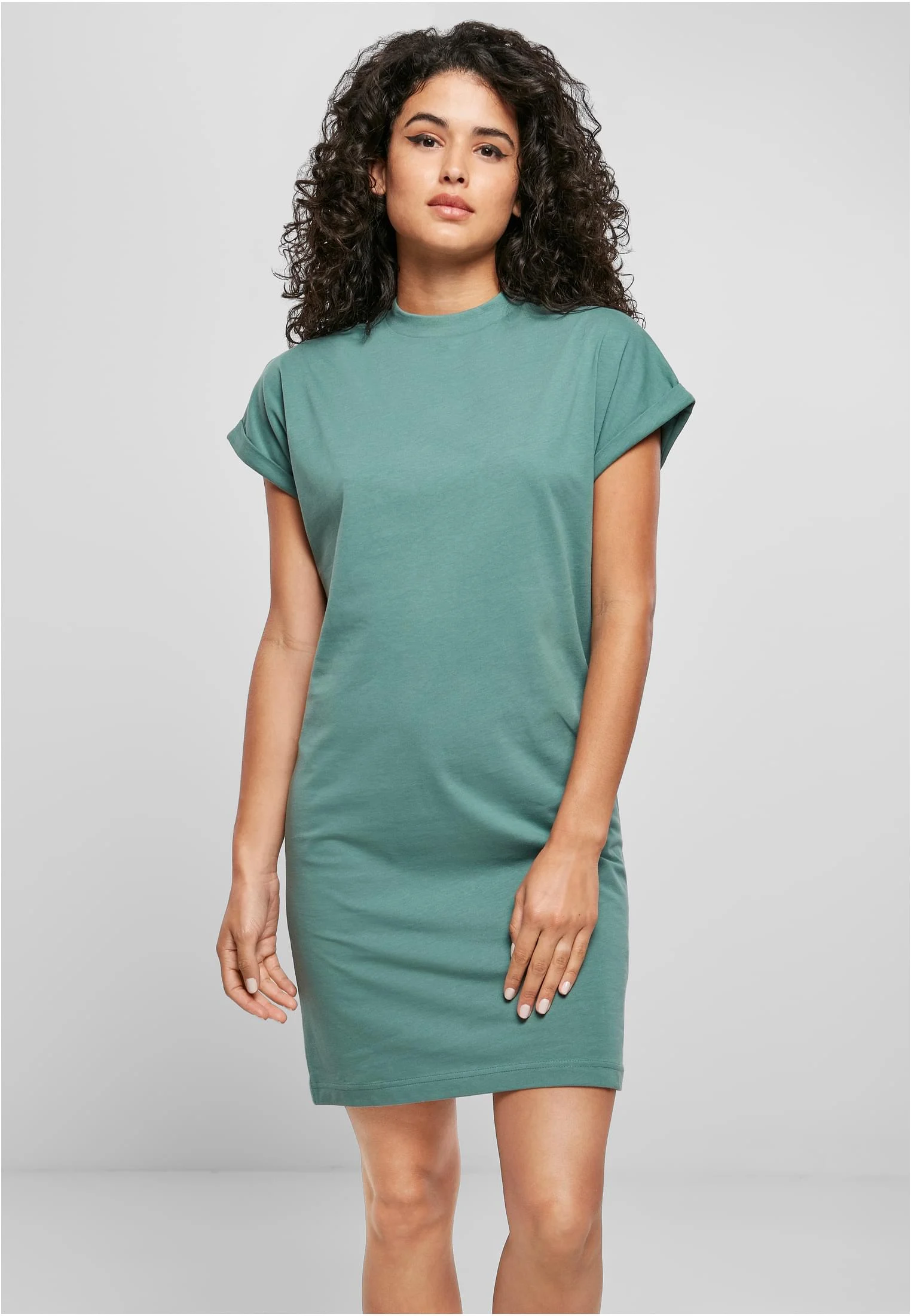 skwm-tb-TB4364_Mw1-02900_136c035a-de9c-47d2-9702-b79ada1bafc9 Ladies Essentials Cotton Cut On Sleeve Tee Dress