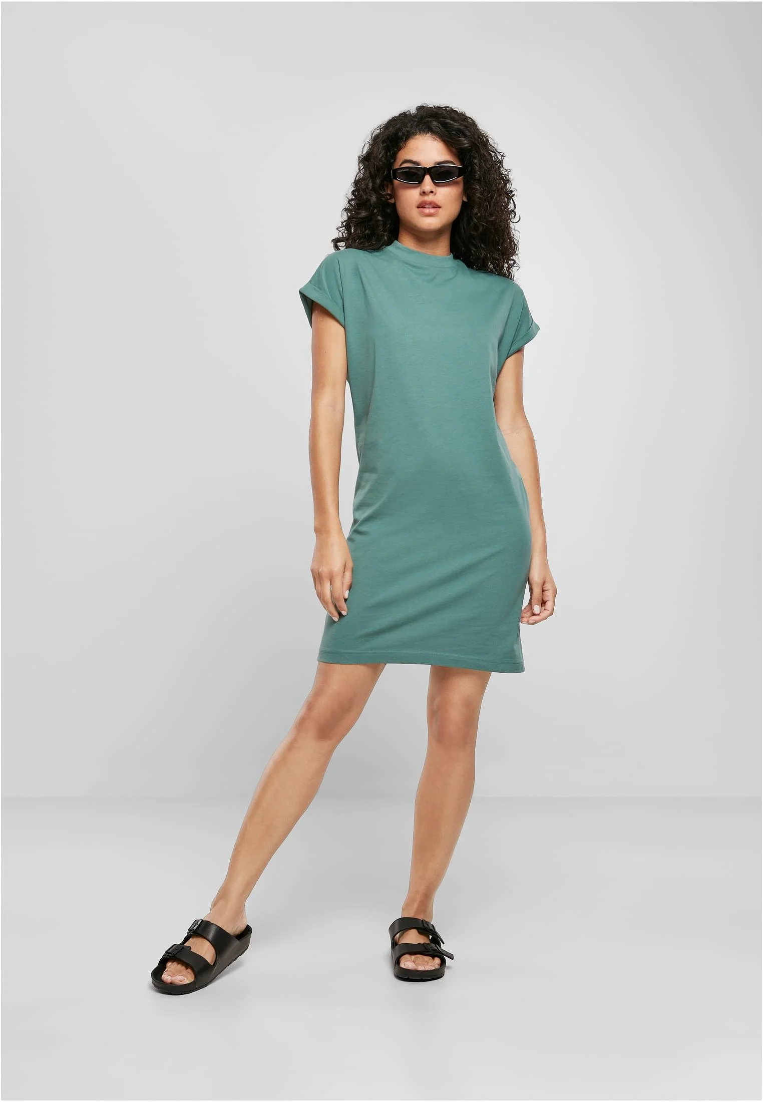 Ladies Essentials Cotton Cut On Sleeve Tee Dress