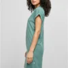 Ladies Essentials Cotton Cut On Sleeve Tee Dress