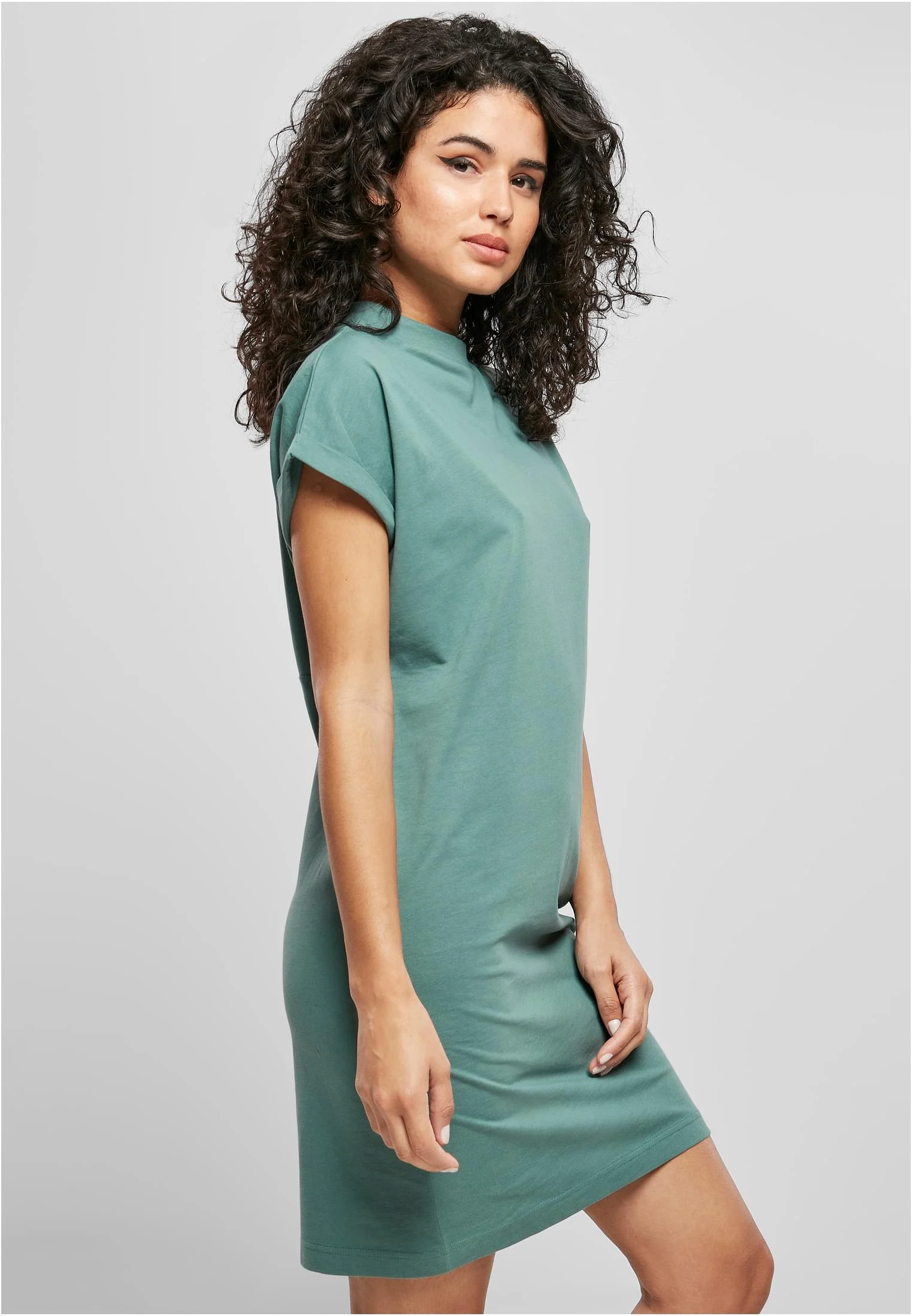 Ladies Essentials Cotton Cut On Sleeve Tee Dress