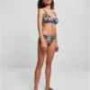 skwm-tb-TB4384_Mw12-00826 Ladies Lace Up Tie Dye Bikini