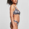 skwm-tb-TB4384_Mw5-00826 Ladies Lace Up Tie Dye Bikini