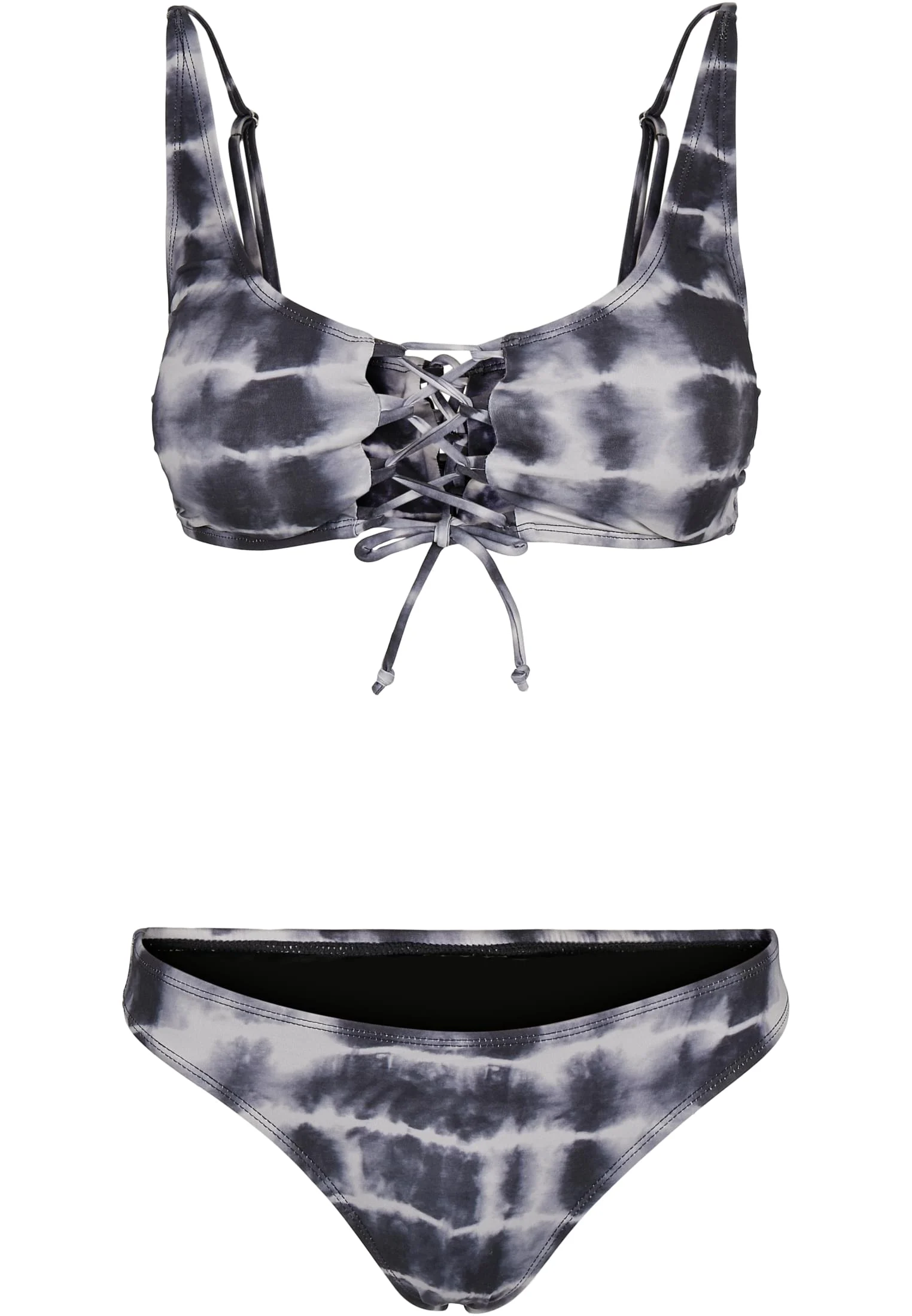 skwm-tb-TB4384_P1-00826_ae702d00-9692-4148-a5d0-a055fb719e97 Ladies Lace Up Tie Dye Bikini