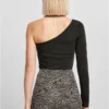 skwm-tb-TB4532_Mw2-00007 Ladies Essentials Asymmetric One Sleeve Body