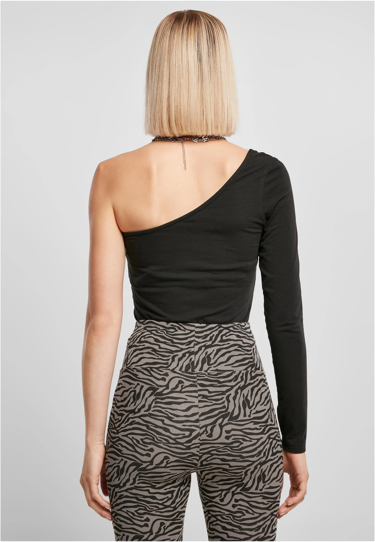 skwm-tb-TB4532_Mw2-00007 Ladies Essentials Asymmetric One Sleeve Body