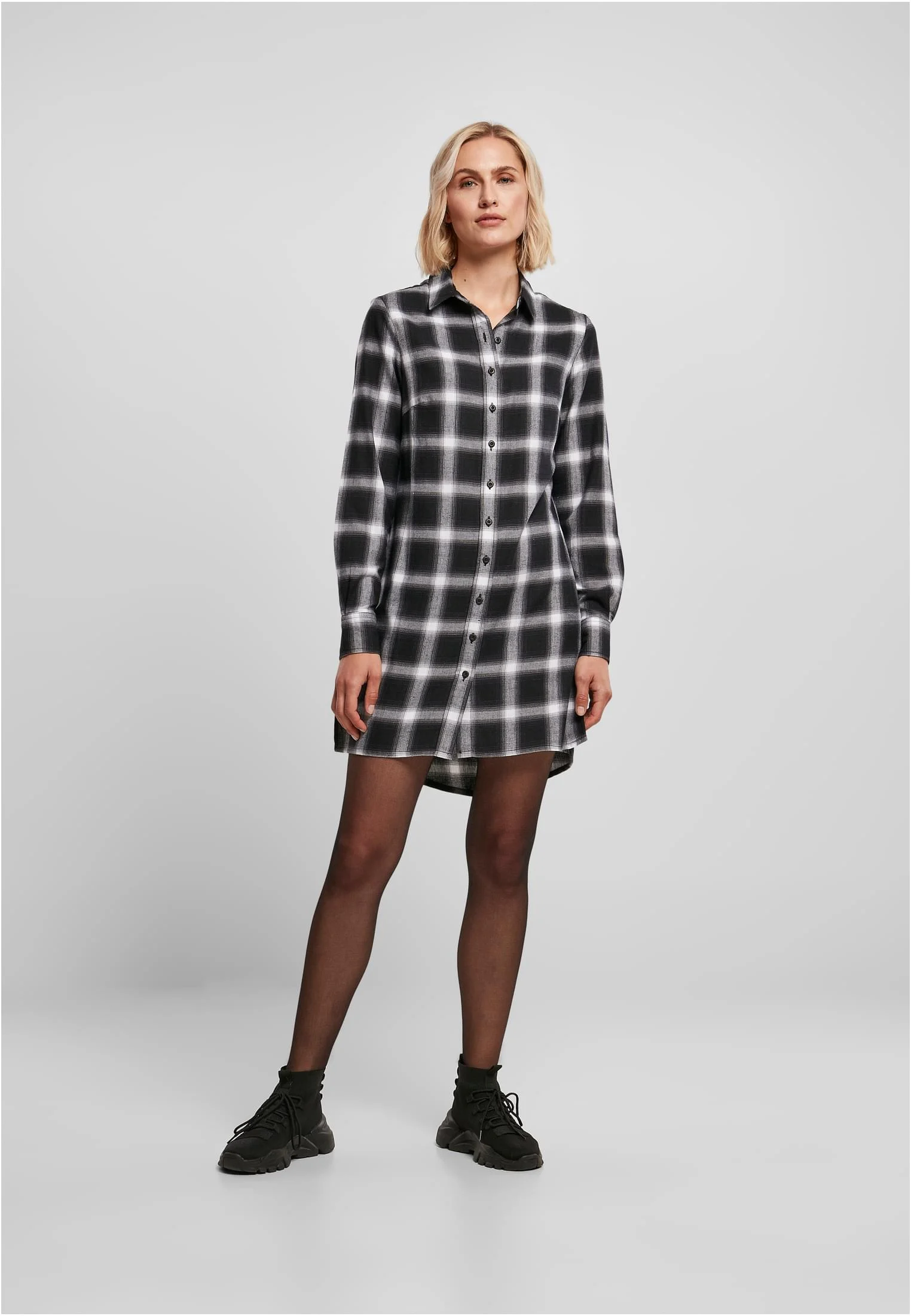 skwm-tb-TB4553_Mw12-00826_d4dd88e9-33d1-412a-8b6c-f0e246822c68 Ladies Cotton Check Shirt Dress