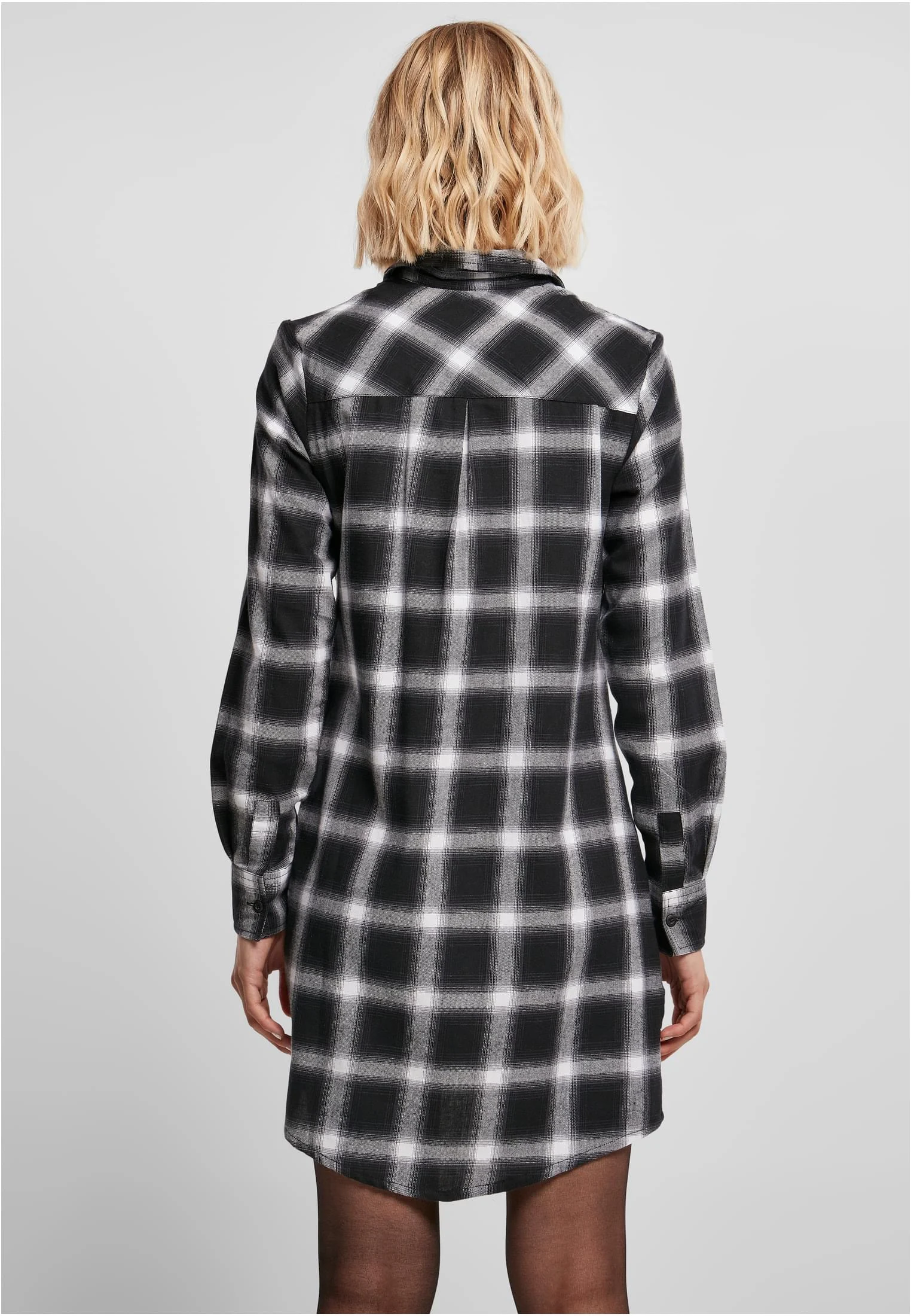 skwm-tb-TB4553_Mw2-00826_5a16e380-cd64-4ab1-b244-ee40b3fc60cf Ladies Cotton Check Shirt Dress