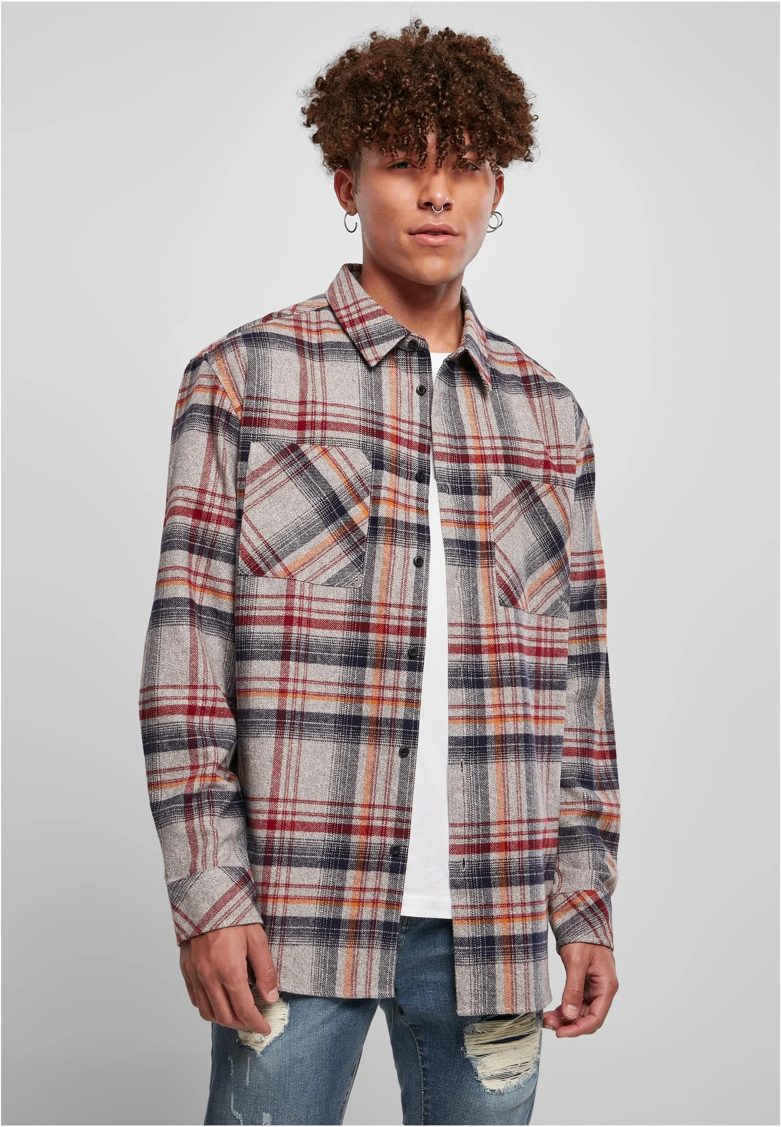 skwm-tb-TB4696_Mw1-00661_43ba2ec4-b168-46f0-9512-20e373e8cbda Heavy Curved Oversized Checked Shirt