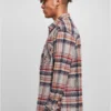skwm-tb-TB4696_Mw4-00661 Heavy Curved Oversized Checked Shirt