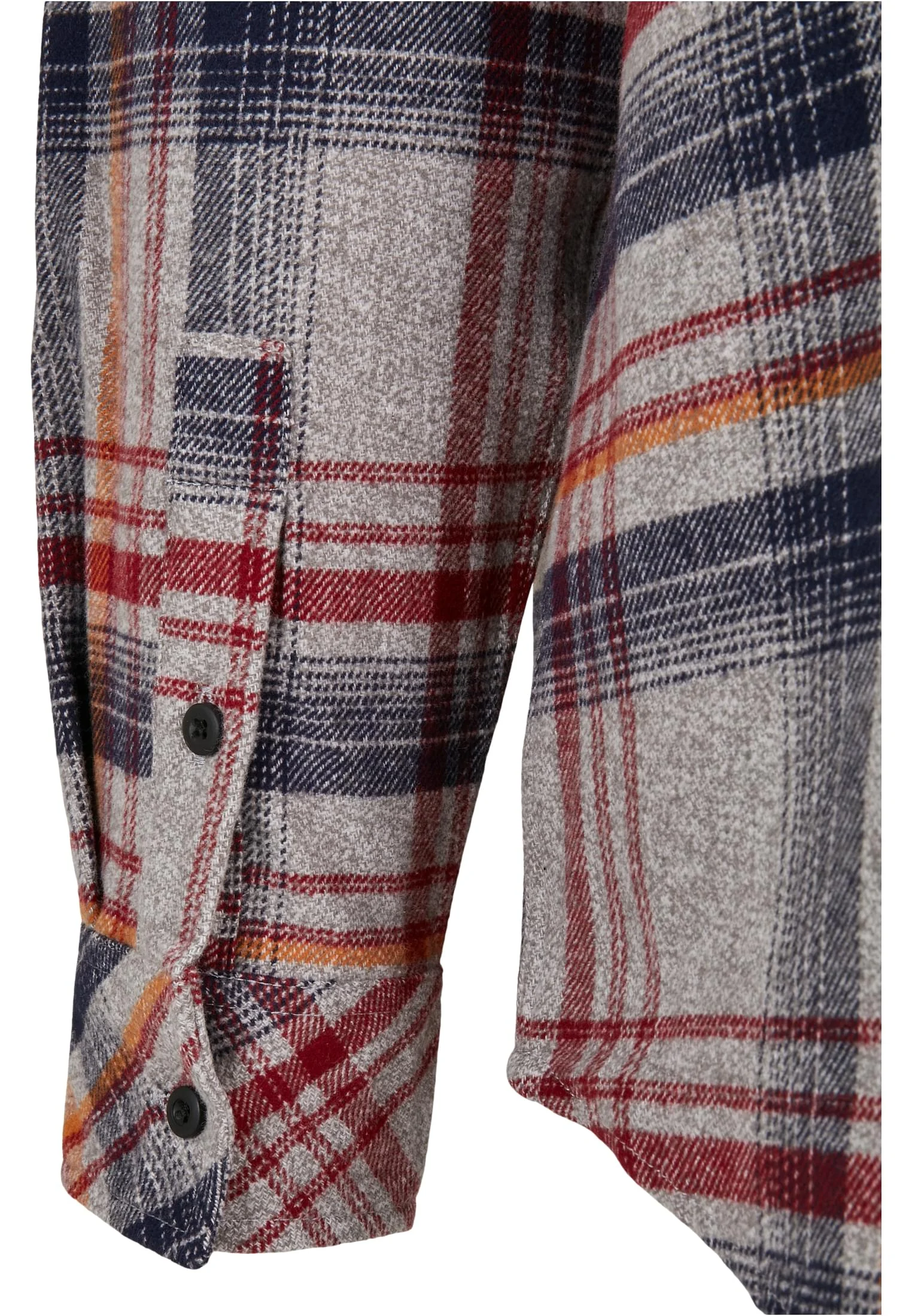 skwm-tb-TB4696_P10-00661 Heavy Curved Oversized Checked Shirt