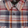 skwm-tb-TB4696_P7-00661 Heavy Curved Oversized Checked Shirt