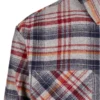 skwm-tb-TB4696_P8-00661 Heavy Curved Oversized Checked Shirt