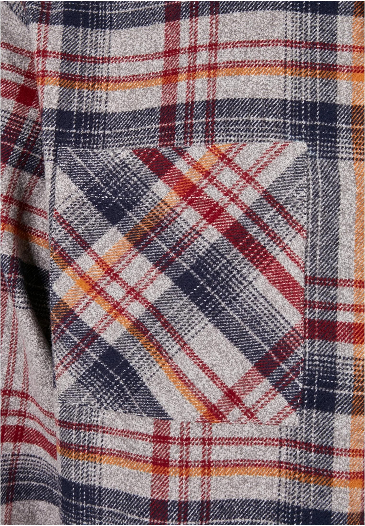 skwm-tb-TB4696_P9-00661 Heavy Curved Oversized Checked Shirt