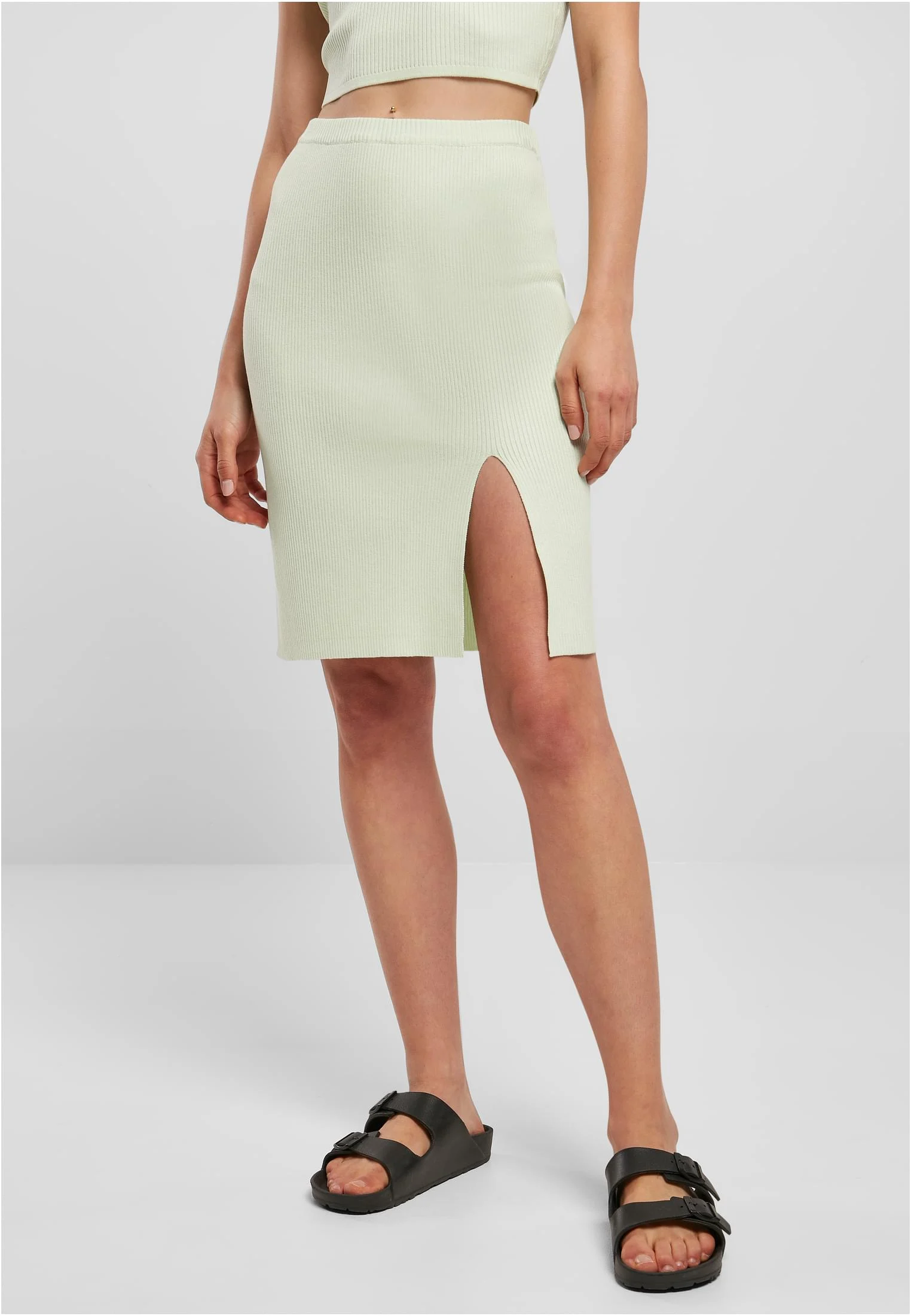 Ladies Rib Knit Skirt