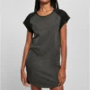 Ladies Contrast Raglan Tee Dress