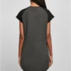 Ladies Contrast Raglan Tee Dress