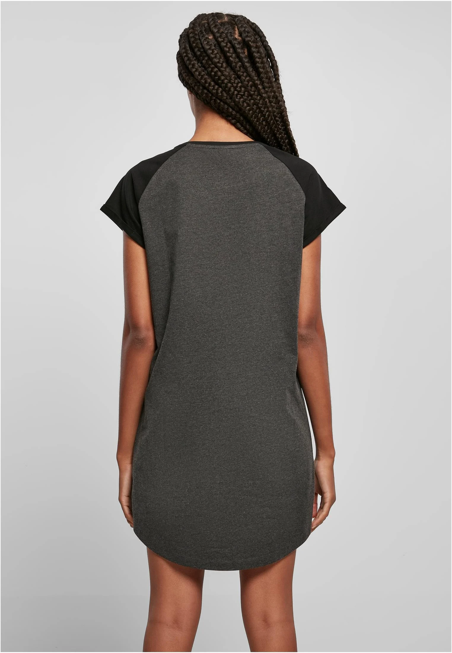 Ladies Contrast Raglan Tee Dress