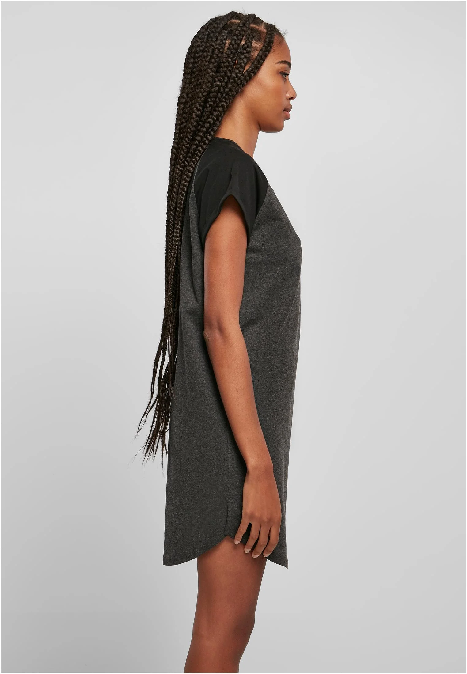 Ladies Contrast Raglan Tee Dress
