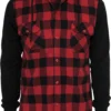 skwm-tb-TB513_P1-00283_9a31616c-bafd-484a-83f3-d28246ceb036 Hooded Checked Flanell Sweat Sleeve Shirt