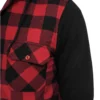 skwm-tb-TB513_P7-00283_d8faac2b-17d5-4d3d-8590-be49414bd08c Hooded Checked Flanell Sweat Sleeve Shirt