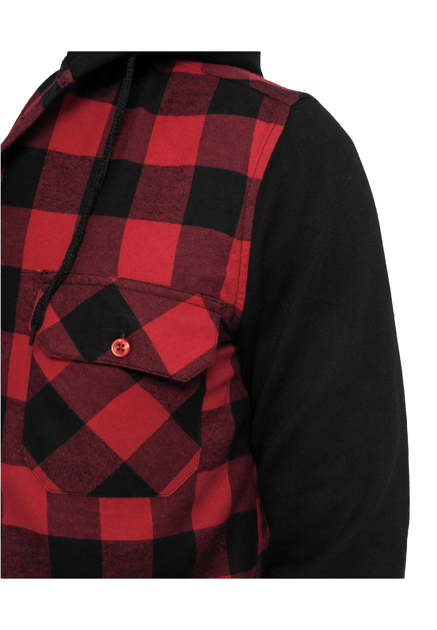 skwm-tb-TB513_P7-00283_d8faac2b-17d5-4d3d-8590-be49414bd08c Hooded Checked Flanell Sweat Sleeve Shirt