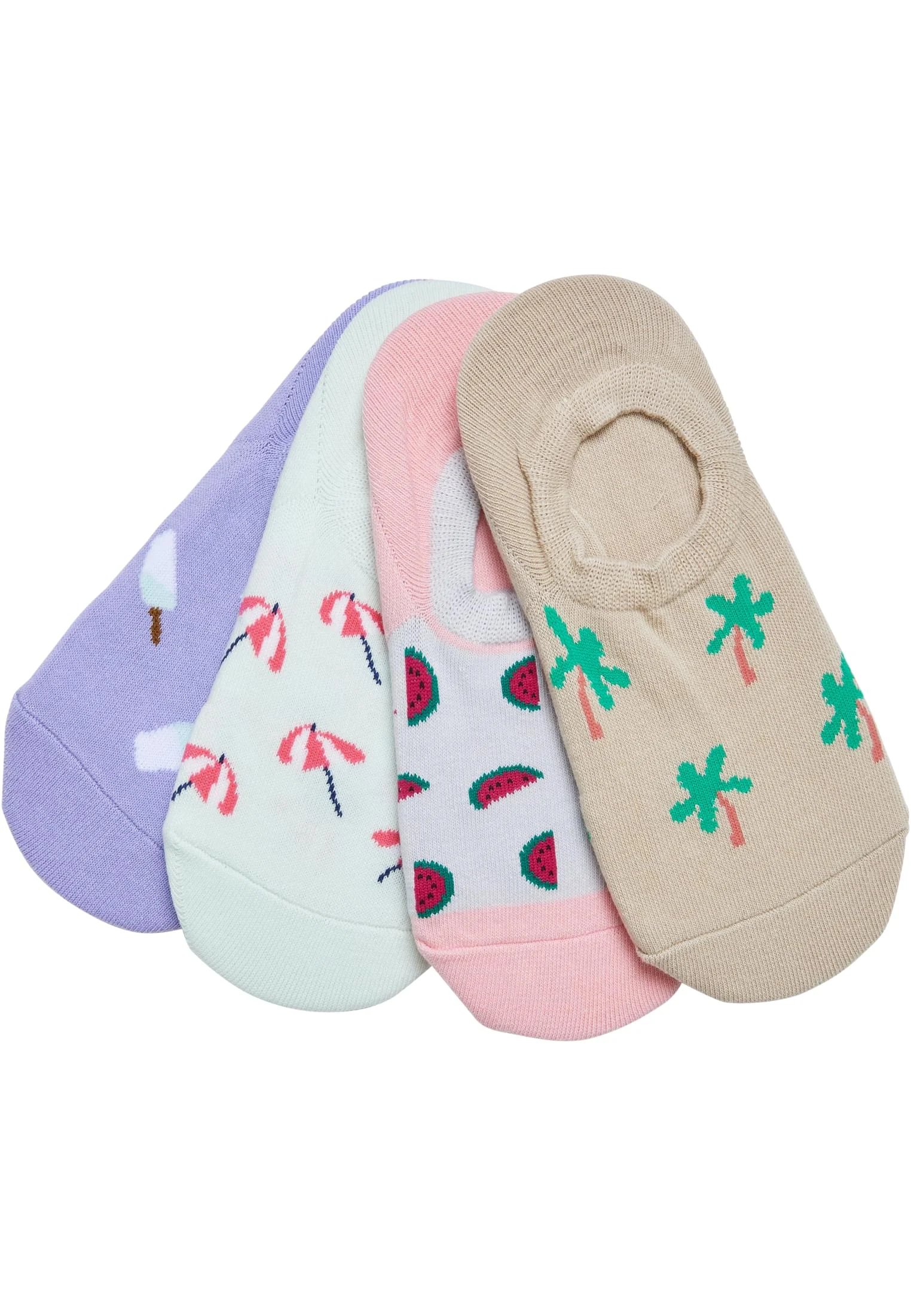 Essentials Yarn Invisible Summer Socks 4-Pack