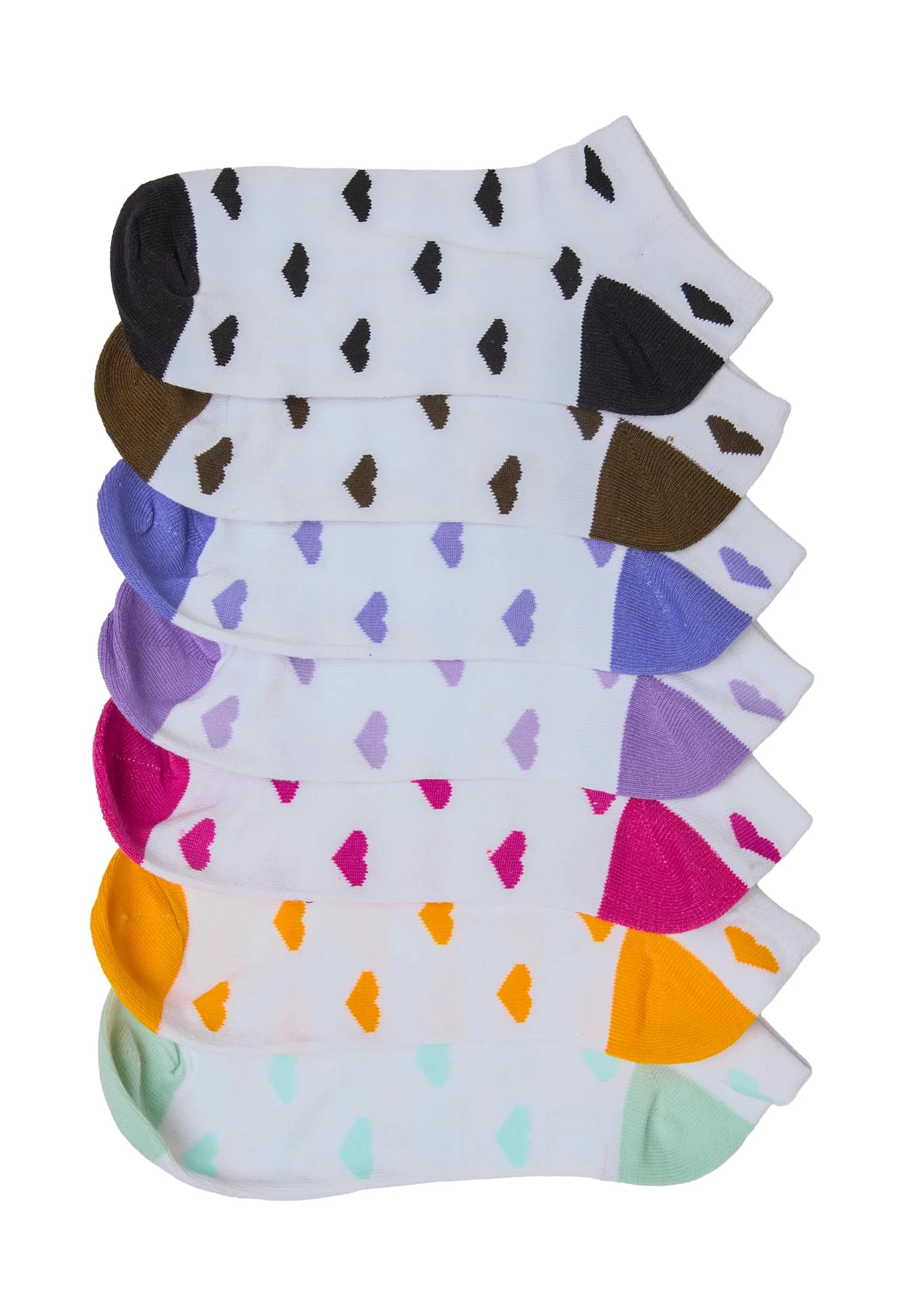 Essentials Yarn Heart Sneaker Socks 7-Pack