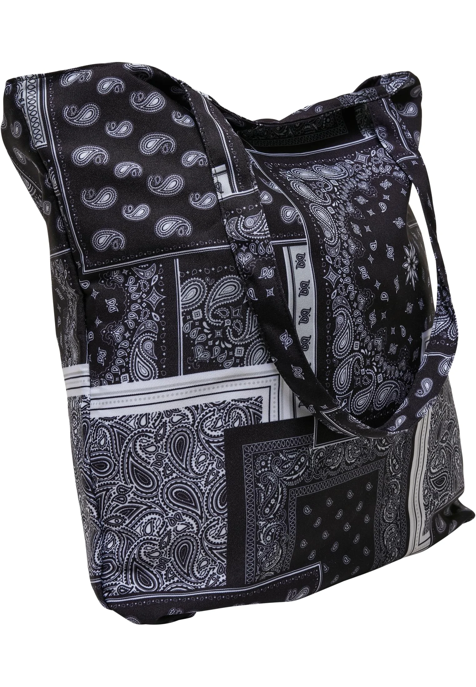 skwm-tb-TB5255_P3-00826 Bandana Patchwork Print Tote Bag