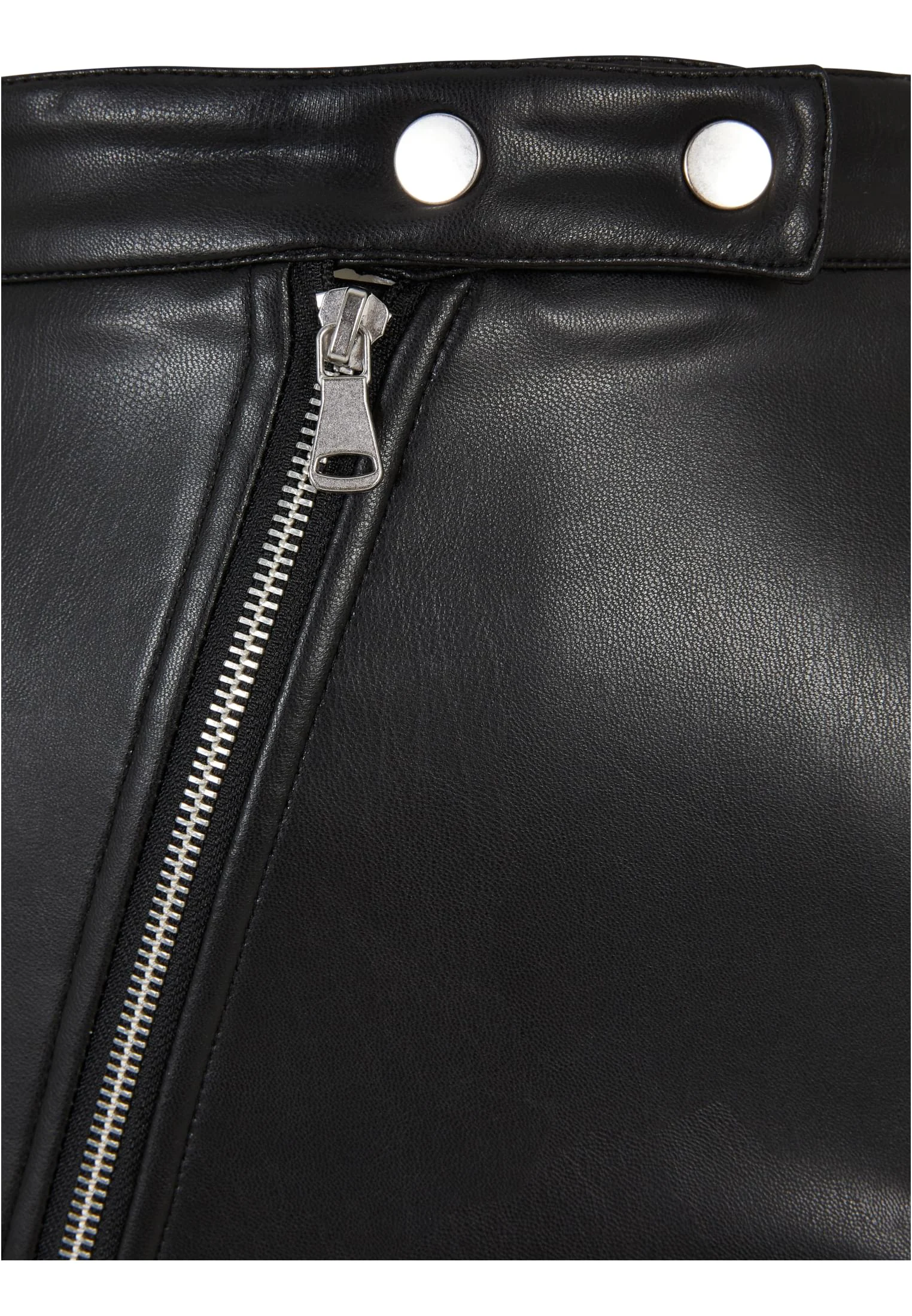Ladies Synthetic Leather Biker Skirt