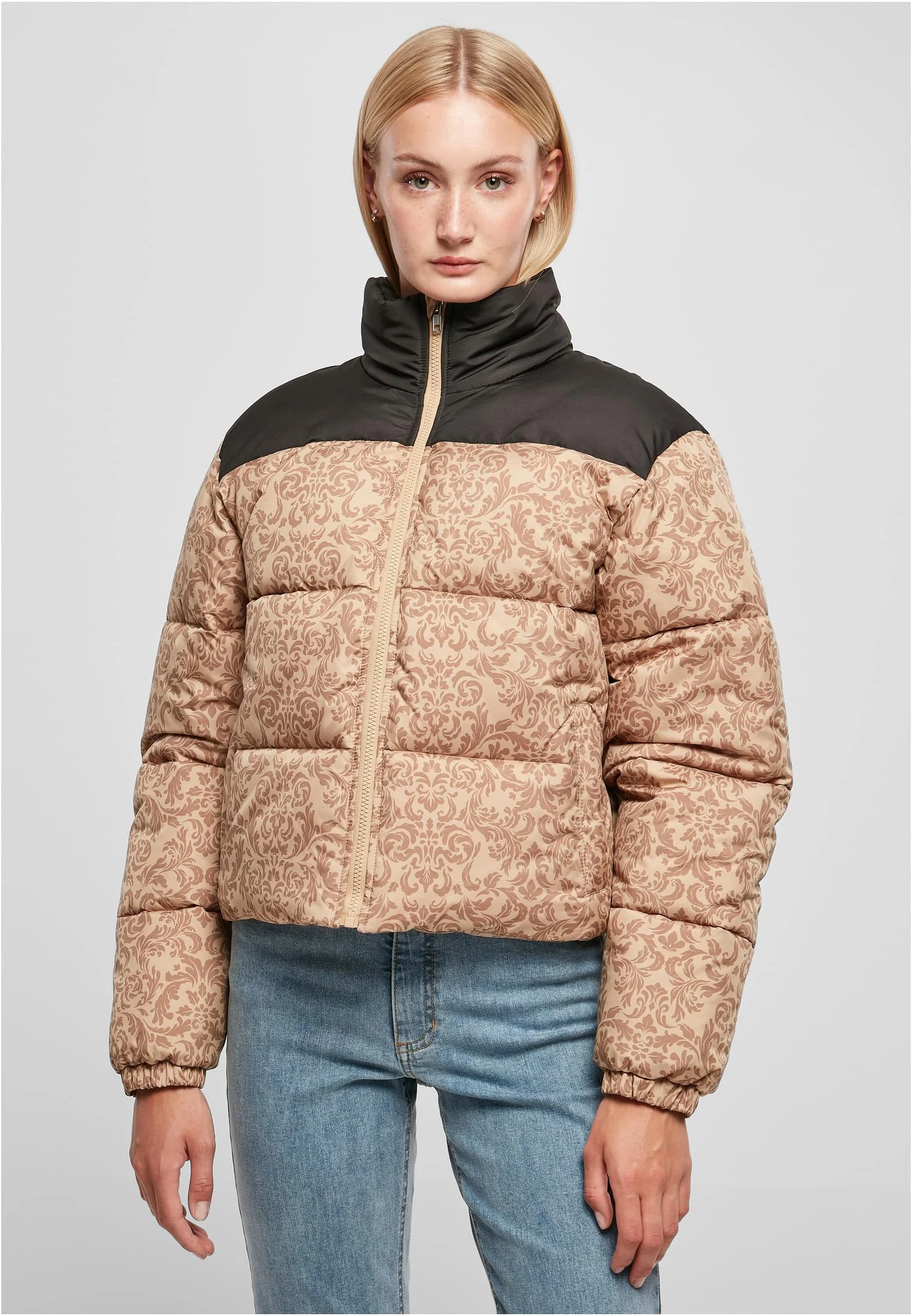 Ladies AOP Retro Puffer Jacket