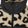 Ladies AOP Sherpa Mixed Puffer Jacket