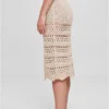 Ladies 3/4 Crochet Knit Skirt