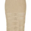 Ladies 3/4 Crochet Knit Skirt