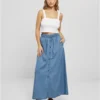 skwm-tb-TB5987_Mw12-04459_7c510f17-21a9-4579-9a3d-334d82d4b369 Ladies Long Wide Light Denim Skirt