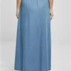 skwm-tb-TB5987_Mw2-04459_6ed11e6f-49c5-4e9d-b91a-7b36a1c48a99 Ladies Long Wide Light Denim Skirt