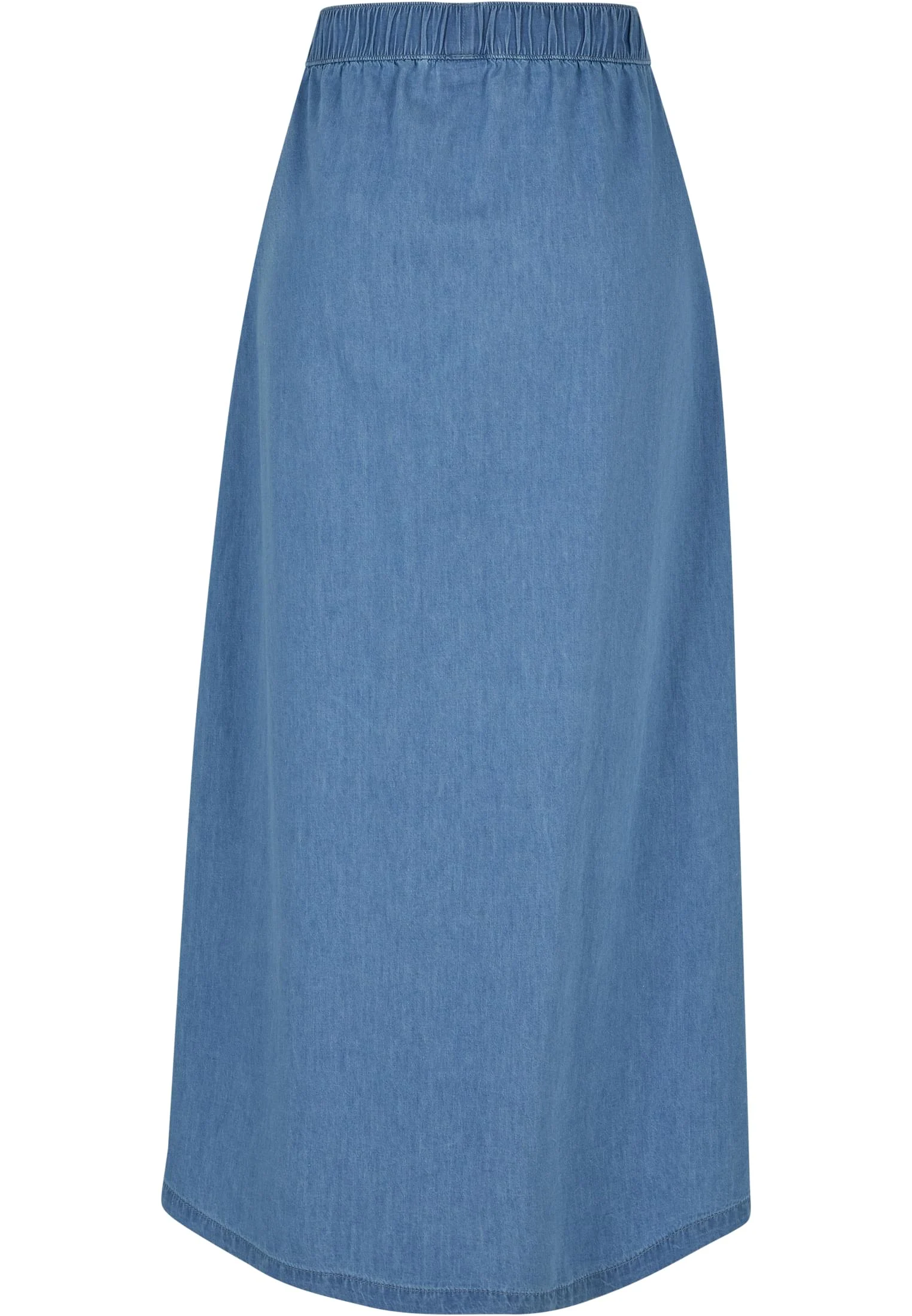 skwm-tb-TB5987_P2-04459_b1365053-106f-43c2-aa06-aff13c82f5f9 Ladies Long Wide Light Denim Skirt