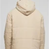 Hooded Block Puffer Jacket