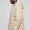 Hooded Block Puffer Jacket