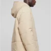 Hooded Block Puffer Jacket