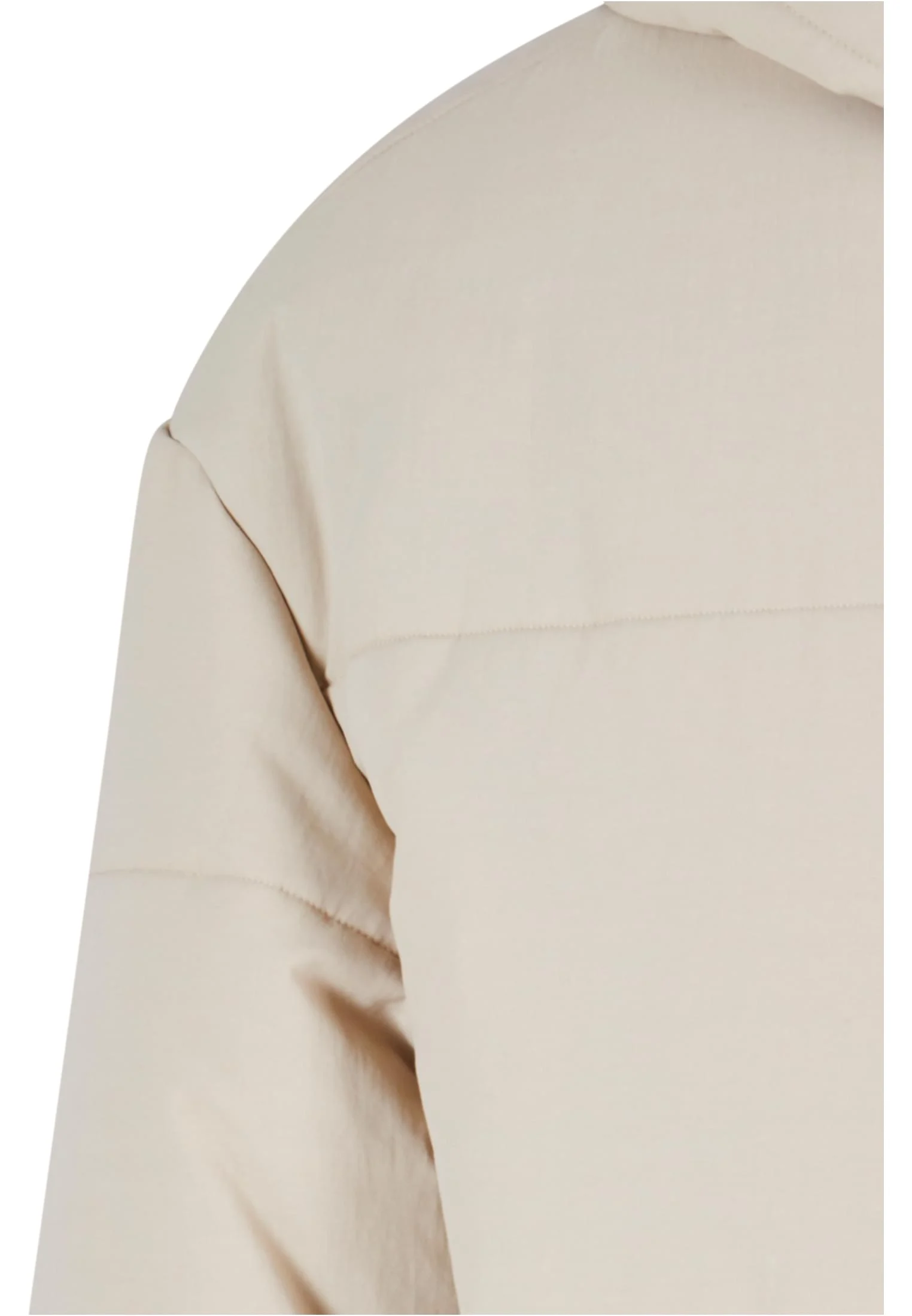 Hooded Block Puffer Jacket